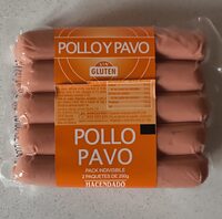 Salchichas de pollo y pavo