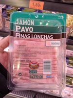 Jamón pavo finas lonchas