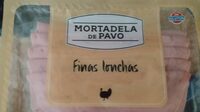 Mortadela de pavo finas lonchas