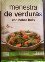 Menestra de verduras con habas baby congelado