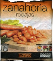 Zanahorias en rodajas congeladas