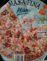 Pizza masa fina atún