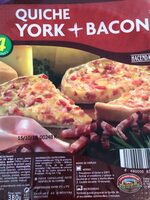 Quiche york   bacon