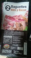 Baguette de atún y bacon