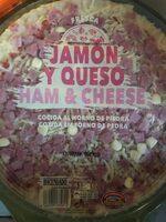 Pizza jamón y queso