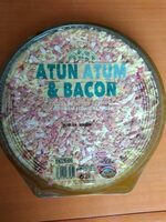 Pizza de atún y bacon
