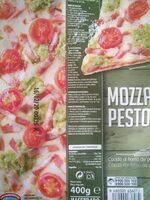 Pizza mozzarella pesto