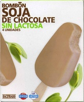 Polos de soja con chocolate
