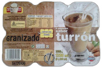 Granizado sabor turrón