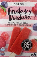 Polos fresa, frambuesa, arándano y remolacha