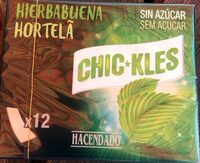 Chicles hierbabuena