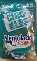 Chic*kles mentolado 100% xilitol