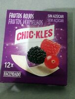 Chickles frutos rojos