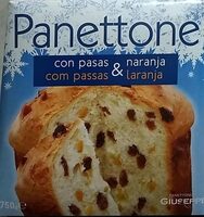 Panettone con pasas y naranja
