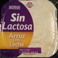 Arroz con leche sin lactosa