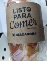 Brioche vegetal con jamón cocido
