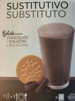 Batido Sustitutivo Sabor Chocolate y Galletas