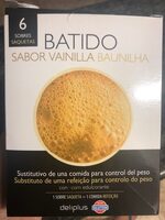 Batido sustitutivo sabor vainilla