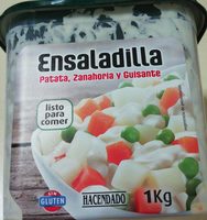 Ensaladilla de patata, zanahoria y guisante