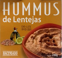 Hummus de lentejas
