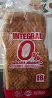 Pan de molde integral sin azúcares añadidos