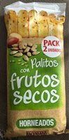 Palitos con frutos secos horneados
