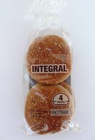 Pan de hamburguesa integral