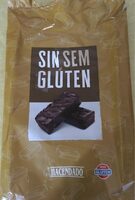 Bizcocho recubierto de chocolate sin gluten