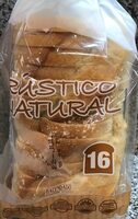 Pan de molde rústico natural