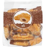 Croissant con crema de chocolate