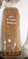 Pan de molde 100% integral familiar