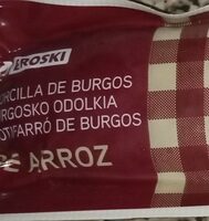 Morcilla Burgos Arroz
