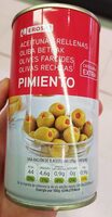 Aceitunas rellenas de pimiento