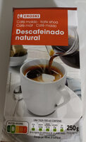 Café descafeinado natural