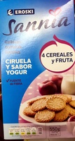 Galletas ciruela y sabor yogur