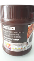 Preparado de cacao instantaneo a la taza