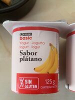 Yogur sabor plátano