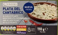 Plata del cantábrico al ajillo picante