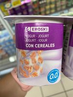 Yogur con cereales