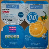 Yogur sabor limón