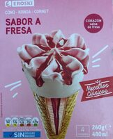 Cono sabor fresa