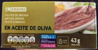 Filetes de anchoa en aceite de oliva