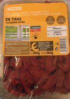 Pimientos rojos asados en tiras