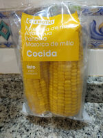 Mazorca de maíz cocida