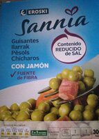 Guisantes con jamón