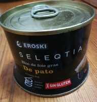 Bloc de foie gras de pato