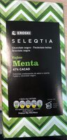 Chocolate negro 47% sabor menta