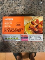 Mejillones de las rías gallegas en escabeche