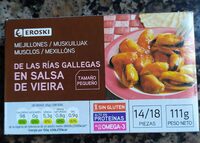 Mejillones en salsa de vieira