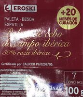 Paleta de cebo de campo iberica